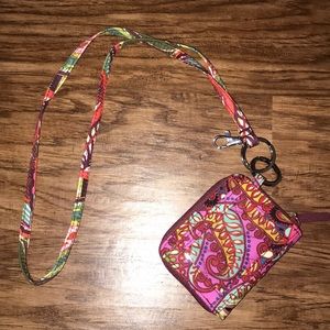 NWT Vera Bradley Lanyard Wallet